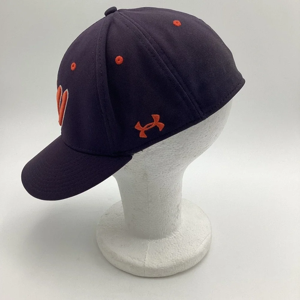 Under Armour Purple Baseball Cap‎ With Orange 